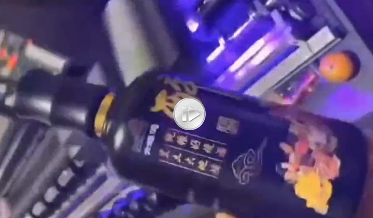 圓柱體打印視頻，酒瓶打印視頻，化妝品打印視頻